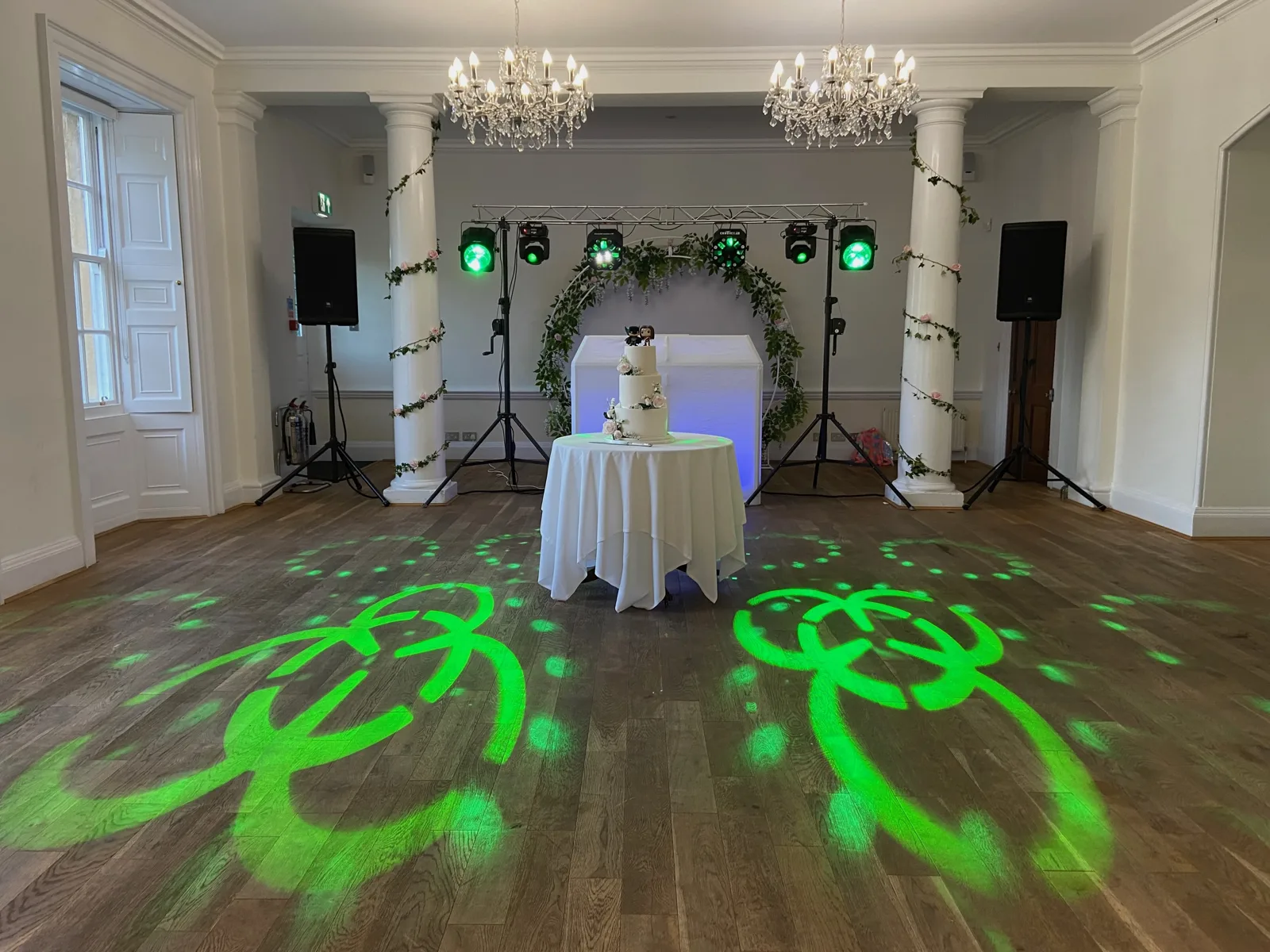 Disco lighting and setup