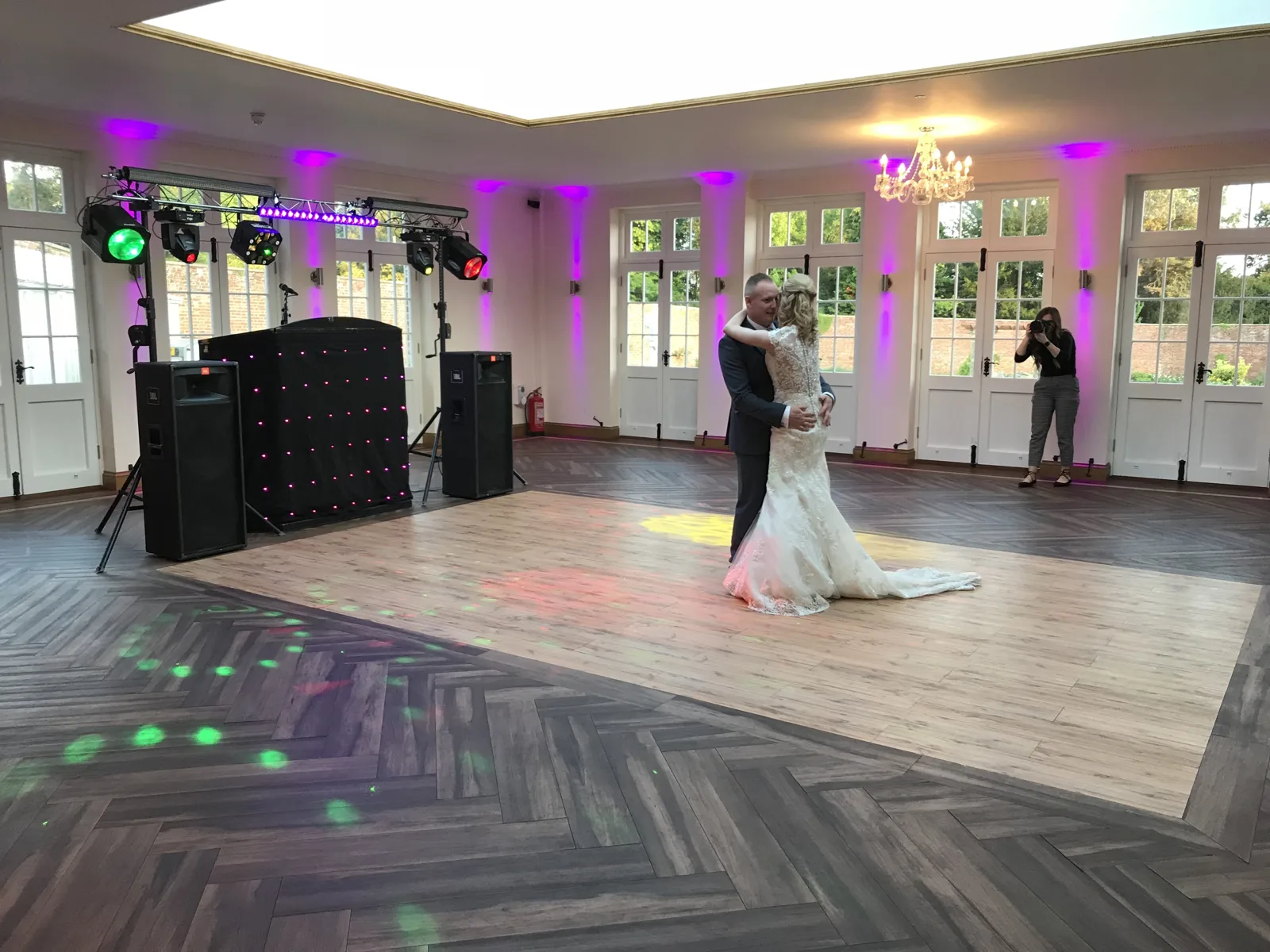 Disco lighting and setup